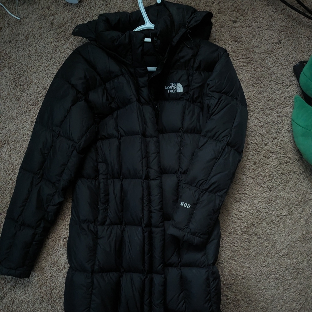 Women's North Face 600 Long Puffer Jacket sz Small